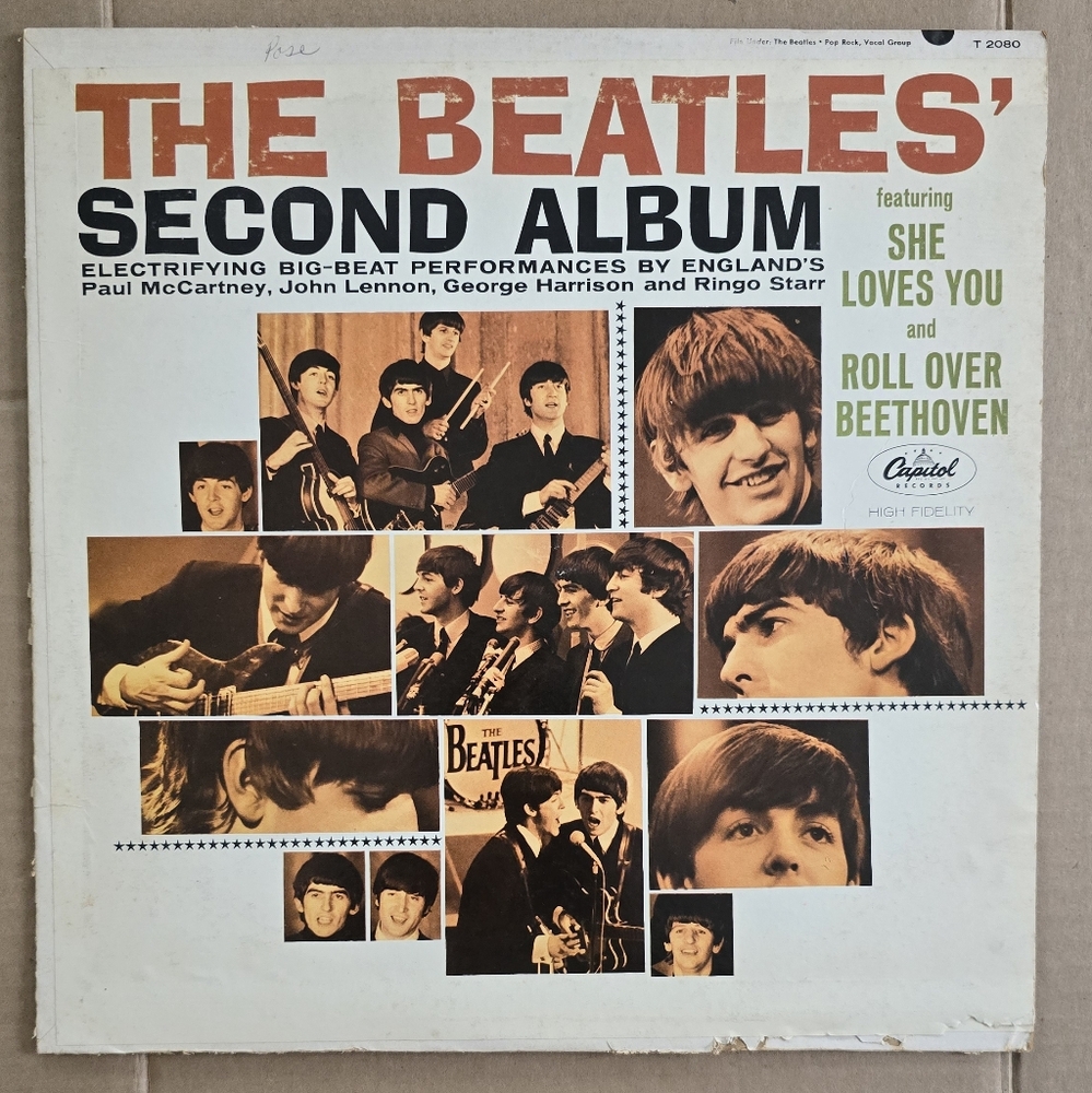 The Beatles Second Album LP Vinyl Record Capitol Stereo Pressing ST 2080